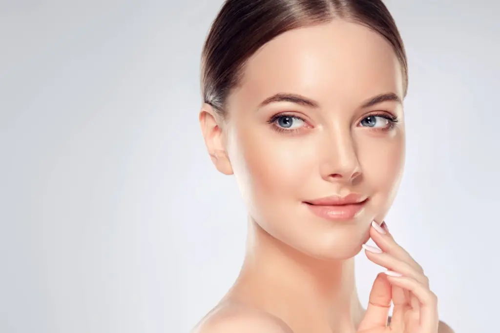 Blog 1 Woman showing smooth, glowing skin after Laser Genesis in Katy, TX