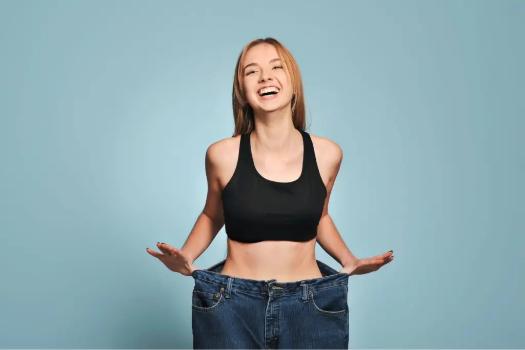 Can Medical Weight Loss Improve Appetite Control and Reduce Stubborn Fat? 1 Patient showcasing body transformation after fat reduction treatment in Katy, TX.